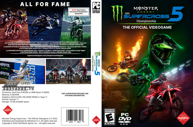 Monster Energy Supercross The Official Videogame 5 Cover