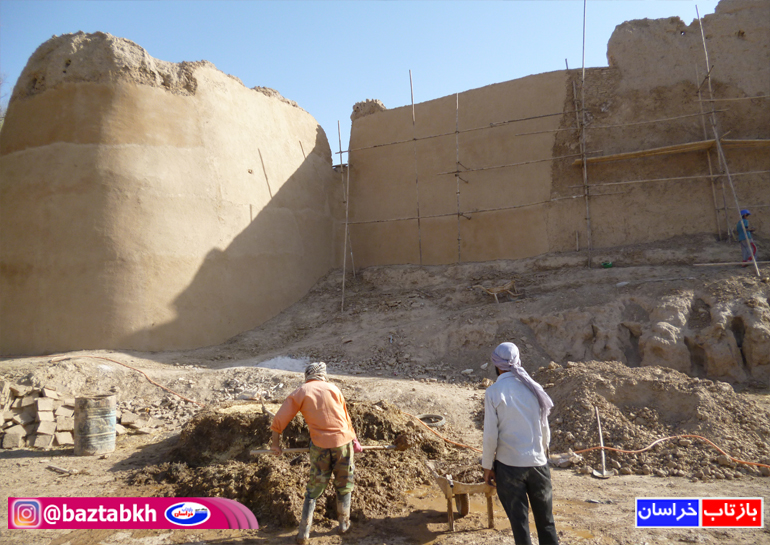 مرمت قلعه تاریخی نهبندان