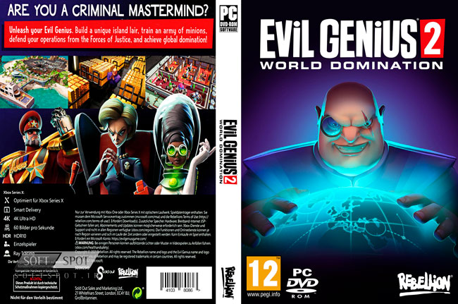 Evil Genius 2 World Domination Cover