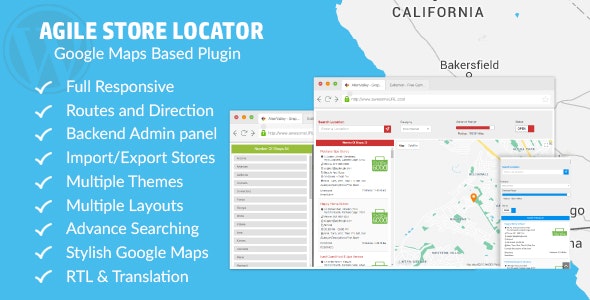 Download Store Locator (Google Maps) plugin for WordPress