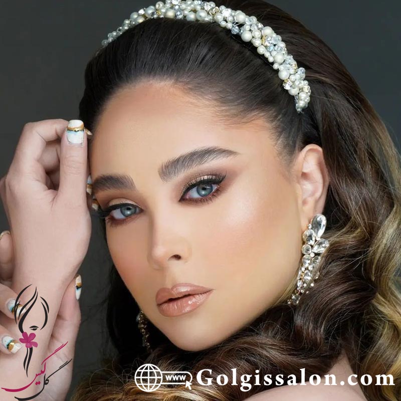 میکاپ عروس در سالن زیبایی گل گیس 