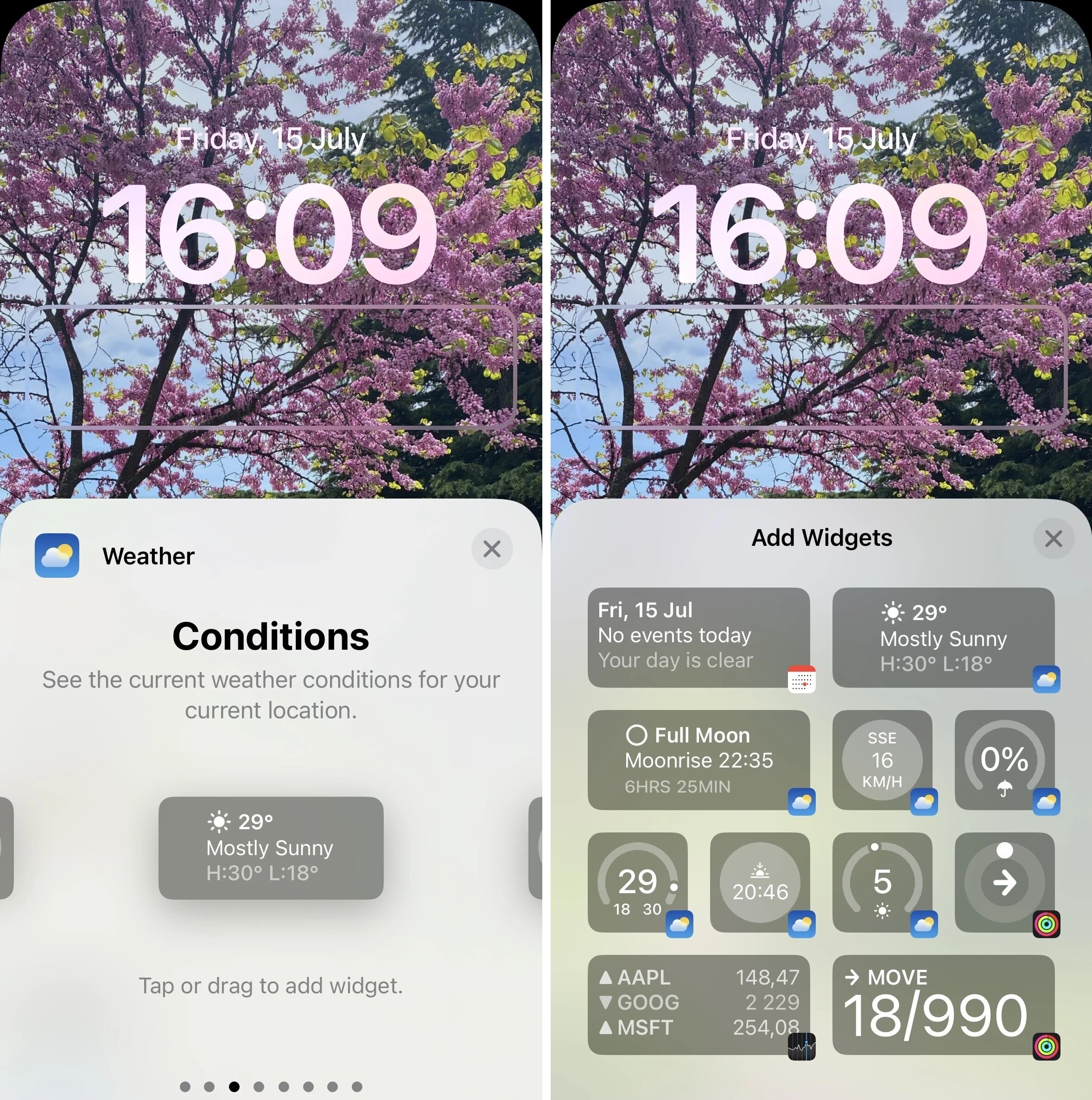 ترفندهای iOS 16 / اضافه کردن ویجت به صفحه قفل آیفون
