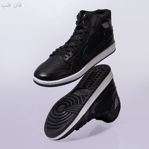 عکس محصول کفش وزرشی نایک مردانه Air Jordan تمام مشکی مدل D43