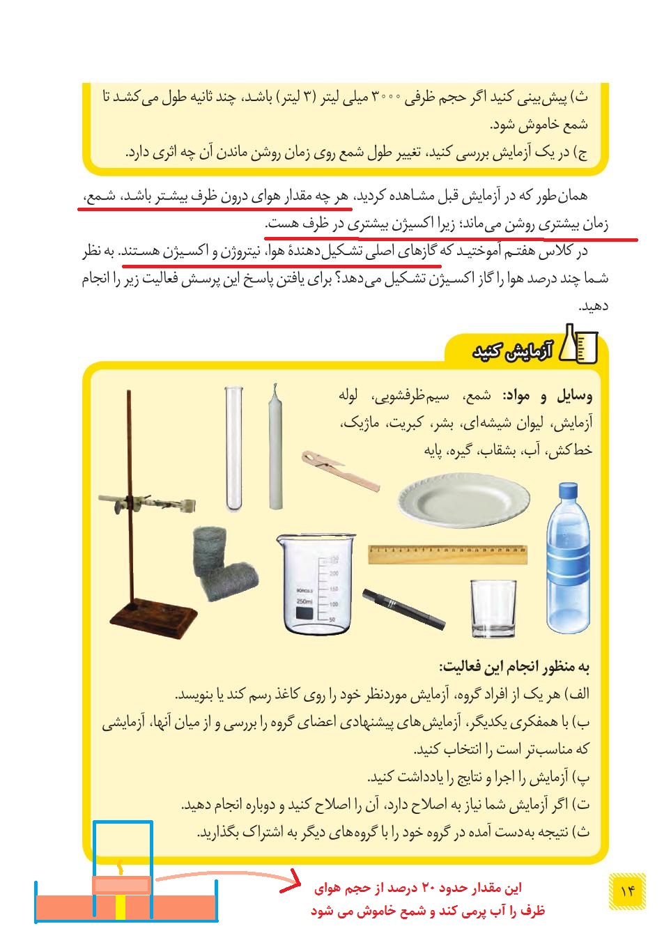 علوم هشتم فصل دوم صفحه 14