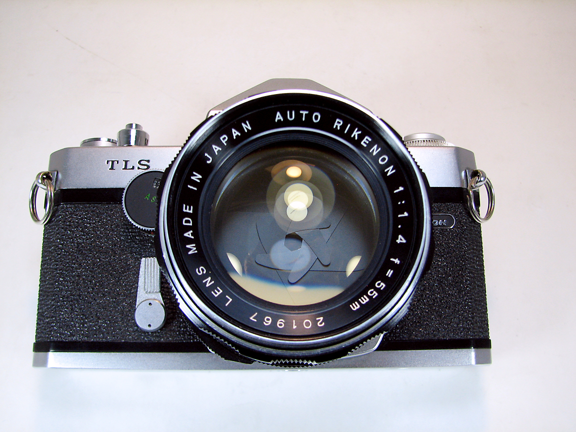 دوربین کلکسیونی RICOH TLS SINGLEX 55mm f:1.4 