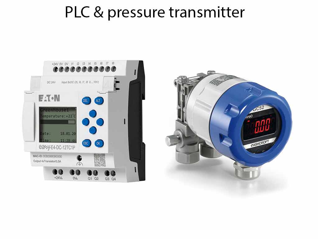 کاربردهای PLC و ترانسمیتر فشار
